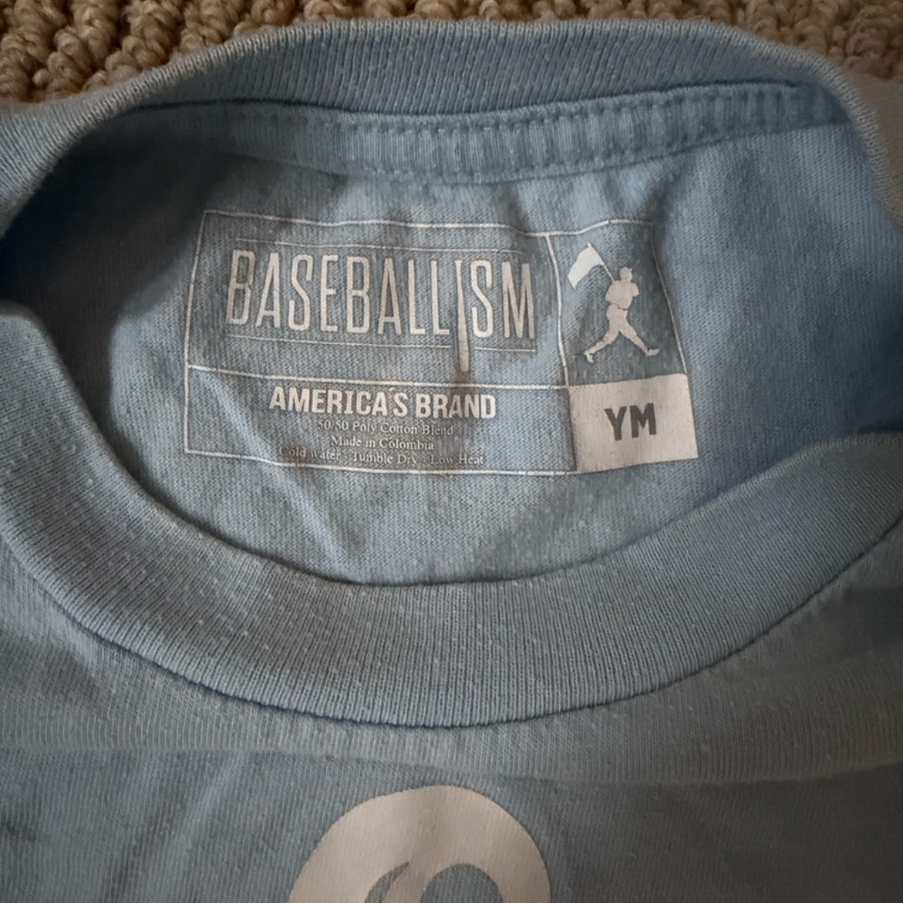 Baseballism SF San Francisco Giants Ice Blue Ice Cream Sundae tshirt - Youth Med - Picture 4 of 6